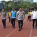 Kombes Pol Ucu Kuspriyadi,SIK, MH,M Si beserta Tim Monev SSDM Polri Tinjau Pelaksanaan Uji Kesamaptaan Jasmani