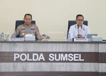 Polda Sumsel Mengelar Rapat Koordinasi Satgas Tindak Pidana Perdagangan Orang TPPO