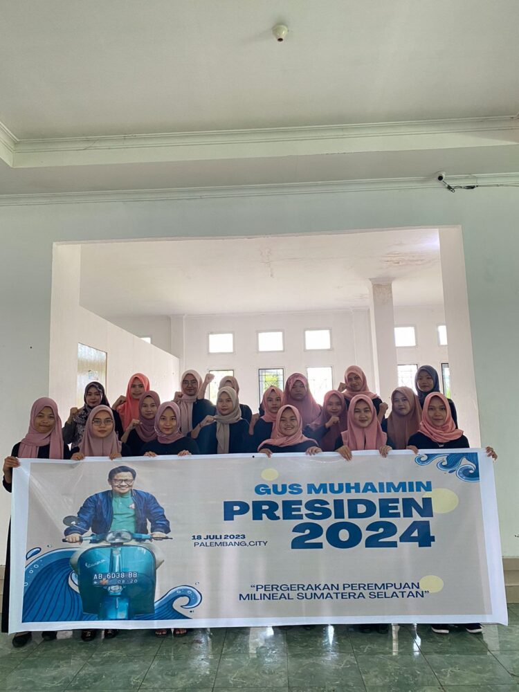 Perempuan Milenial Sumatera Selatan Dukung Gus Imin/Abdul Muhaimin Iskandar Capres 2024