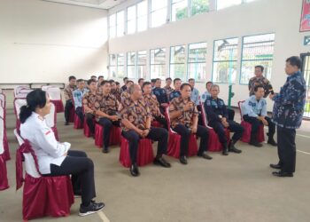 Kakanwil Kemenkumham Lampung, Kunjungi Lapas Kelas IIB Kotaagung Memberikan Motivasi dan Penguatan Seluruh Petugas