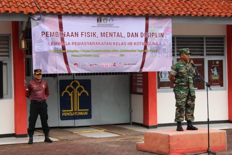 Lapas Kotaagung Gelar FMD bagi Pegawai Bersama Kodim Tanggamus