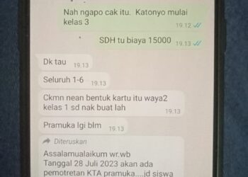 Emi Sumirta Geram KTA Pramuka Dimanfaatkan Oleh Oknum Tertentu Untuk Mencari Keuntungan