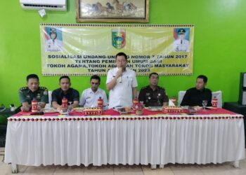 Kesbangpol Tanggamus Sosialisasi UU No 7 TH 2017 Tentang Pemilu 