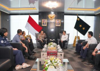Kapolda Sumsel Irjen Pol A.Rachmad Wibowo SIK Menerima Audiensi Dari Kepala Balai Besar Pelaksanaan Jalan Nasional Sumatera Selatan
