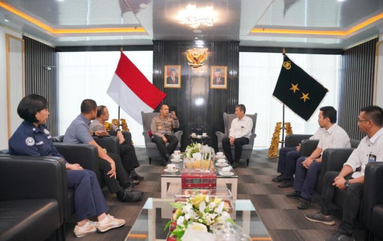 Kapolda  Sumsel Irjen Pol A.Rachmad Wibowo SIK  Menerima Audiensi Dari Kepala Balai Besar Pelaksanaan Jalan Nasional Sumatera Selatan