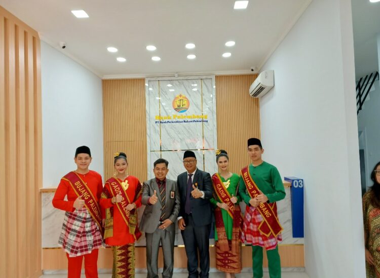 Peresmian Gedung Kantor Bank Palembang Beralamat Di Jalan. Suekarno Hatta