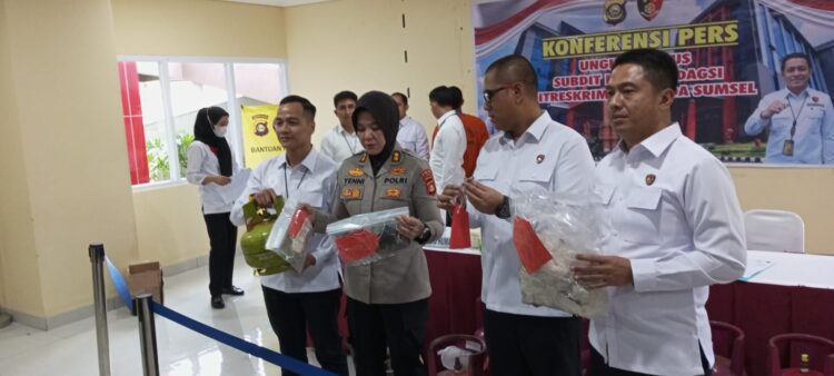 Ditkrimsus Polda Sumsel Ungkap Kasus Tindak Pidana Migas
