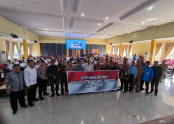 Polda Sumsel Bersama Calon Kades dan PMD Muara Enim Gelar Deklarasi Damai