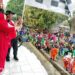 Bupati Tanggamus Jalan Sehat Bersama Dinas Pendidikan 