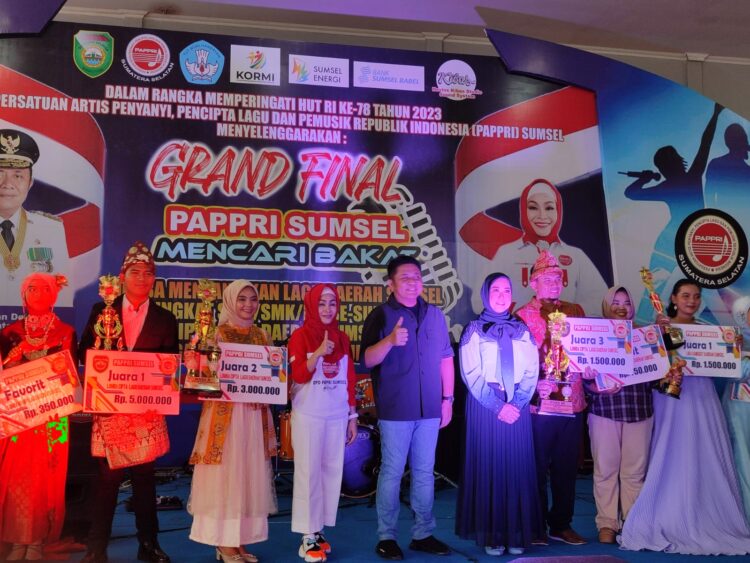 Grand Final Dan Penyerahan Piala Lomba Menyanyi Lagu Daerah Sumsel, Lomba Cipta Lagu Daerah Sumsel Dan Liga Dangdut