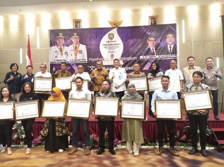 Dinas DPMPTSP Kabupaten Banyuasin Mendapatkan Pemberian Anugerah “Kemitraan Awards” Tahun 2023