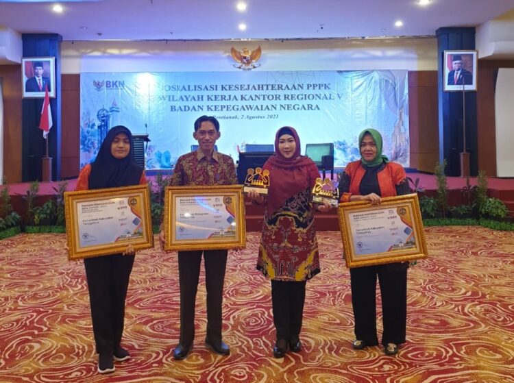 Kabupaten Tanggamus Raih Penganugerahan BKN Award 2023 Pontianak Kalbar