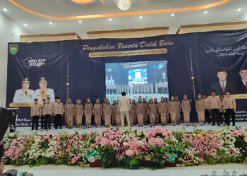 Pengukuhan Peserta Didik Baru Sekolah Menengah Atas SMA Negeri 6 Palembang Tahun Ajaran 2023/2024