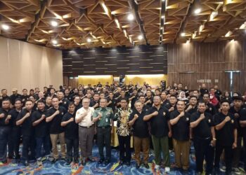 Sosialisasi Pembinaan Kesadaran Bela Negara Bagi Perangkat Desa Di Banyuasin Tahun 2023 Oleh Kementerian Pertahanan RI