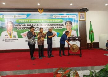 Rapat Evaluasi Dan Percepatan Penyaluran Pupuk Bersubsidi Provinsi Sumatera Selatan Tahun 2023