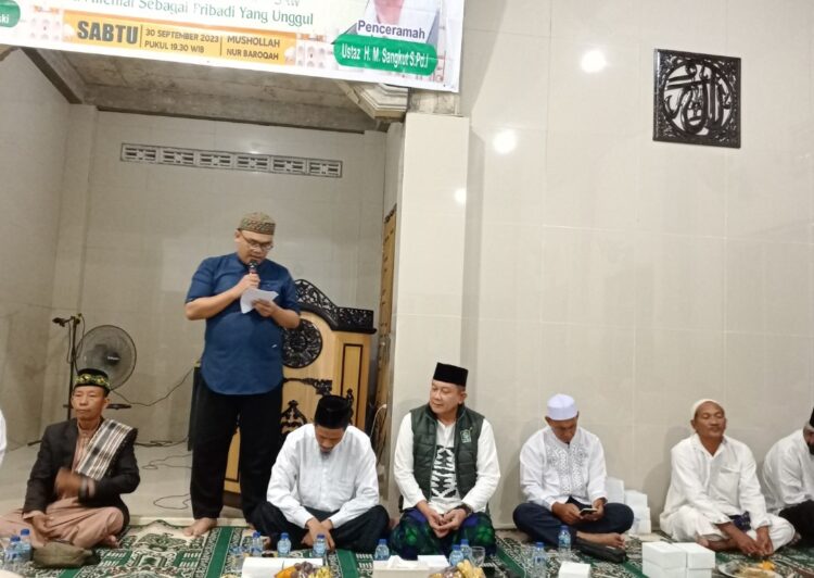 H. Herman Wijaya Ikut Menghadiri Maulid Nabi Di Mushola Nur Baroqah