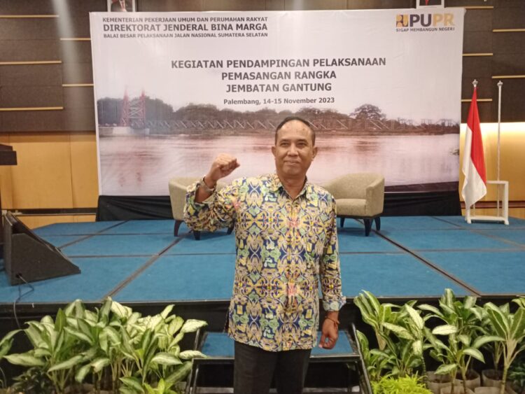Kegiatan Pendampingan Pelaksanaan Pemasangan Rangka Jembatan Gantung