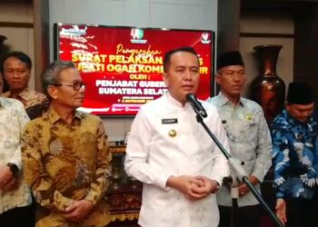 Dja’far Shodiq Resmi Jabat Plt Bupati Ogan Komering Ilir OKI