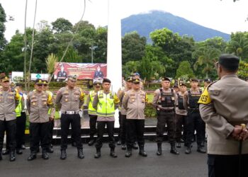 Ingatkan Netralitas, Kapolres Pagar Alam Ancam Berikan Sangsi Bagi Personil Yang Melanggar