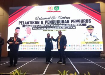 Pengukuhan/Pelantikan Pengurus Komite Olahraga Nasional Indonesia “KONI” Provinsi Sumsel Periode 2023-2027