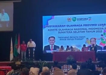 H.Yulian Gunhar SH.MH Resmi Jabat Ketua KONI Sumsel Periode 2023-2027