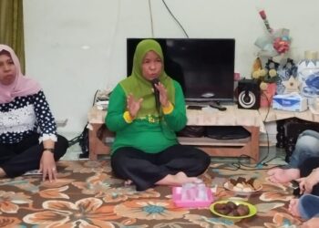 Masyarakat Kenten Banyuasin  Sambut Meriah Silaturahmi Rahmawati S.H.,M.Si Caleg DPRD Provinsi Dapil 10 Banyuasin