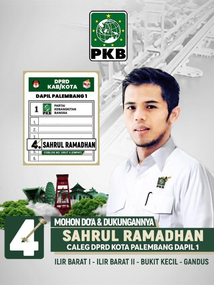 Caleg Minelial No 4 Dapil 1 Palembang dari PKB Mengabdi dan Berguna Bagi Masyarakat