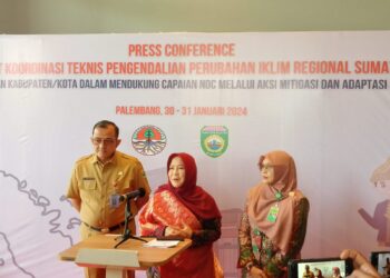Rapat Koordinasi Teknis Pengendalian Perubahan Iklim Regional Wilayah Sumatera Selatan