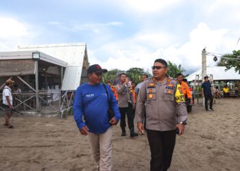 Pantau Lokasi Hiburan Di Lamsel Kapolres Himbau Pengelola THR Perhatikan Keselamatan Pengunjung