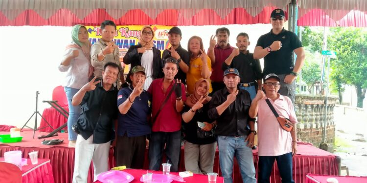 Temu Kangen Wartawan dan LSM di Desa Godean Kecamatan Loceret Nganjuk
