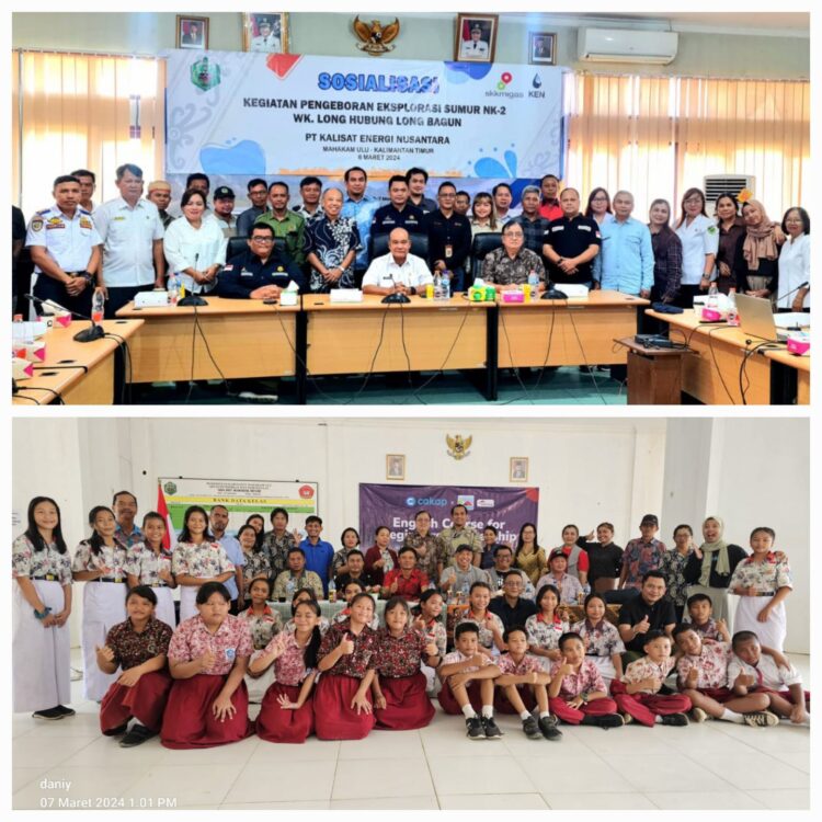 Genjot kegiatan Eksplorasi, Sosialisasikan Rencana Kegiatan Pengeboran Eksplorasi Sumur NK-2 Wilayah Kerja Long Hubung Long Bagun disertai Pelatihan Bahasa Inggris di Mamahak