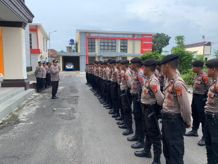 Polres Lampung Selatan Serius Amankan JPO dan Flyover Jelang Mudik Lebaran