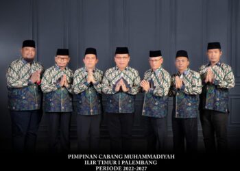 Ketua Pimpinan Cabang Muhammadiyah Ilir Timur I Beserta Guru Mengucapkan Hari Raya Idul Fitri 1445 H