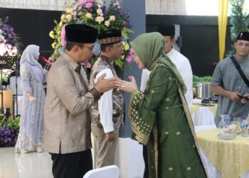 Halal Bihalal Kapolda dengan Gubernur Sumsel dan Forkopimda