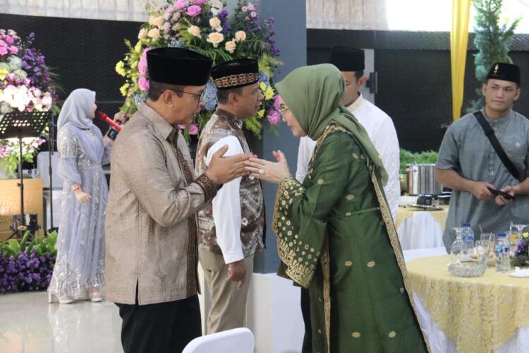 Halal Bihalal Kapolda dengan Gubernur Sumsel dan Forkopimda
