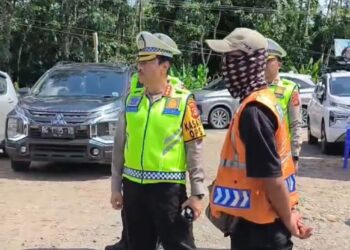 Guna mengantisipasi Kemacetan, Dirlantas Polda Sumsel Peringatkan Tukang Parkir