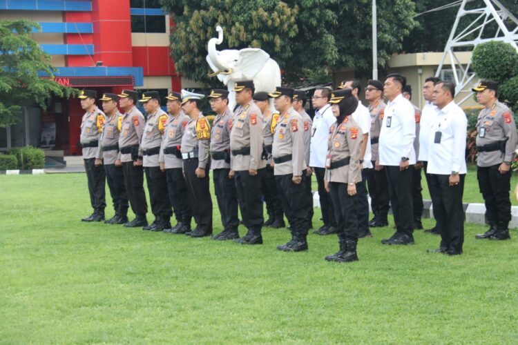 Usai Apel Pagi, Kapolda Sumsel Gelar Halal Bihalal bersama jajarannya
