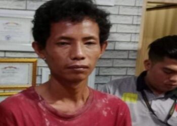 Wajah Pambunuh Ibu dan Anak di Macan Lindungan, Yang Berhasil Di Tangkap Kepolisian