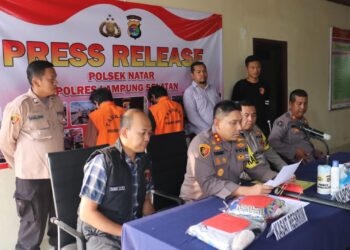 Tekab 308 Polsek Natar Ringkus Ayah dan Kakek Kandung Setubuhi Gadis 15 Tahun