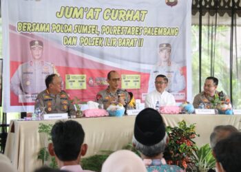 Aspirasi masyarakat disampaikan Pada Jumat Curhat bersama Kapolda Sumsel