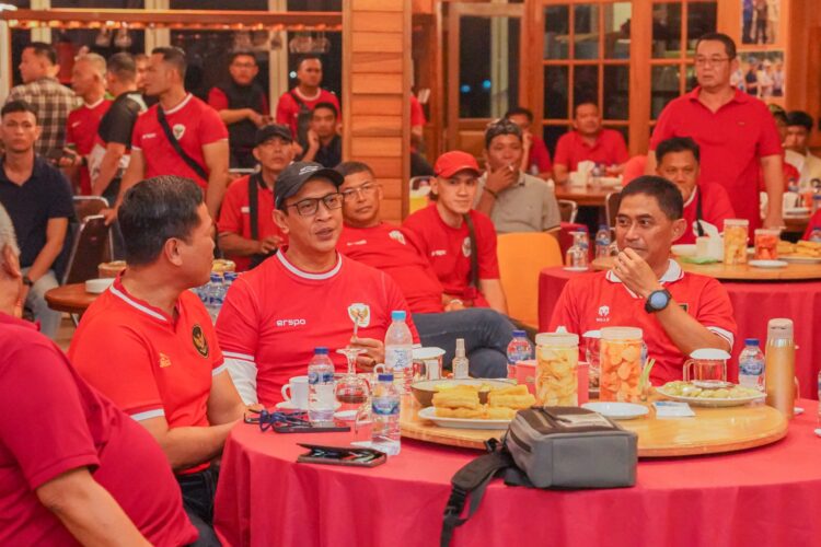 Kapolda Sumsel Irjen Pol. A. Rachmad Wibowo,SIK, Nonton Bareng Semi Final Piala AFC Asian Cup U23 Tahun 2024