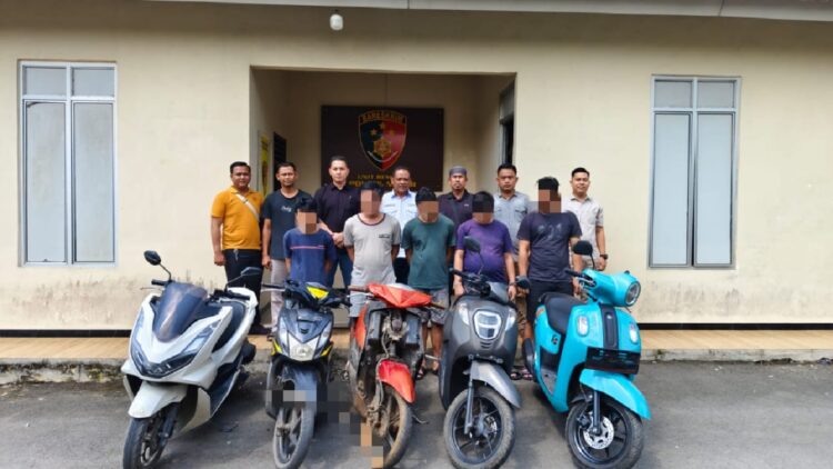 Residivis  dan Penadah Curanmor di Sikat Polsek Natar