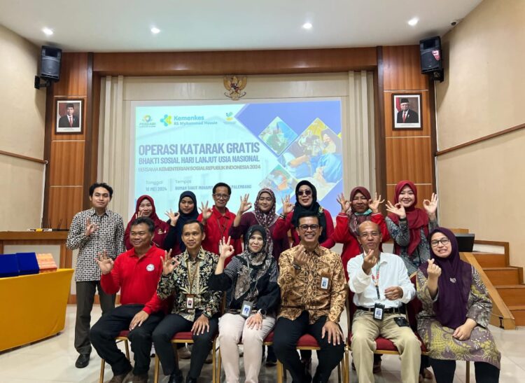 Wujudkan “Lansia Terawat, Indonesia Bermartabat” Kementerian Sosial melalui Sentra Budi Perkasa di Palembang Kembali Gelar Bhakti Sosial Operasi Katarak