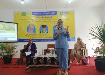 Bakal Calon Gubernur Sumsel Ir. Hj Holda M.Si Hadiri Stiper Sriwigama Dalam Rangka Kuliah Pakar