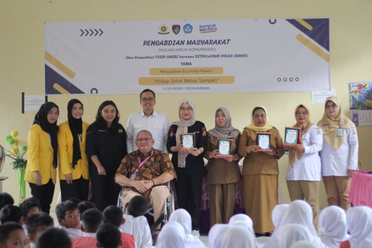 Pengabdian Masyarakat, Ditpolairud Polda Sumsel Kalaborasi Dengan Unsri
