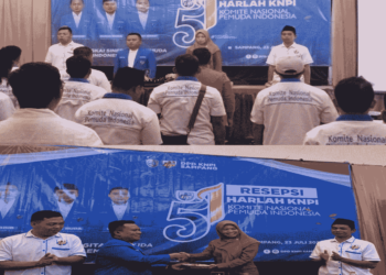 Memperingati Harlah Ke-51, KNPI Sampang Gelar Resepsi Dan Santunan Anak Yatim