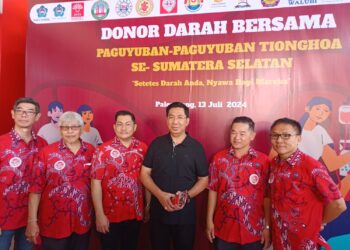 Donor Darah Bersama Paguyuban Tionghoa Se-Sumatera Selatan