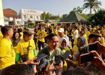 Senam sehat Bersama KORMI Kota Palembang Dan Ratu Dewa