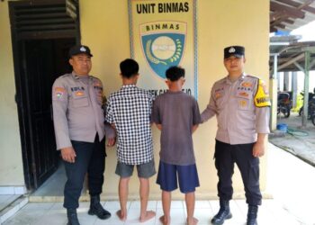 Gunakan Sabu di Rumah Kosong Dekat kantor Polisi, Dua Remaja Pesawaran Ditangkap Polisi