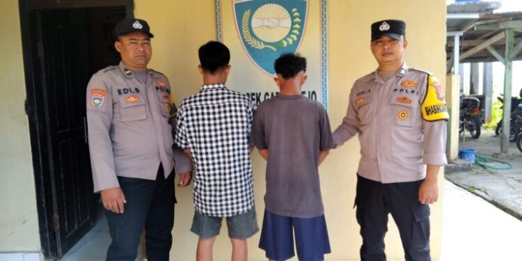 Gunakan Sabu di Rumah Kosong Dekat kantor Polisi, Dua Remaja Pesawaran Ditangkap Polisi
